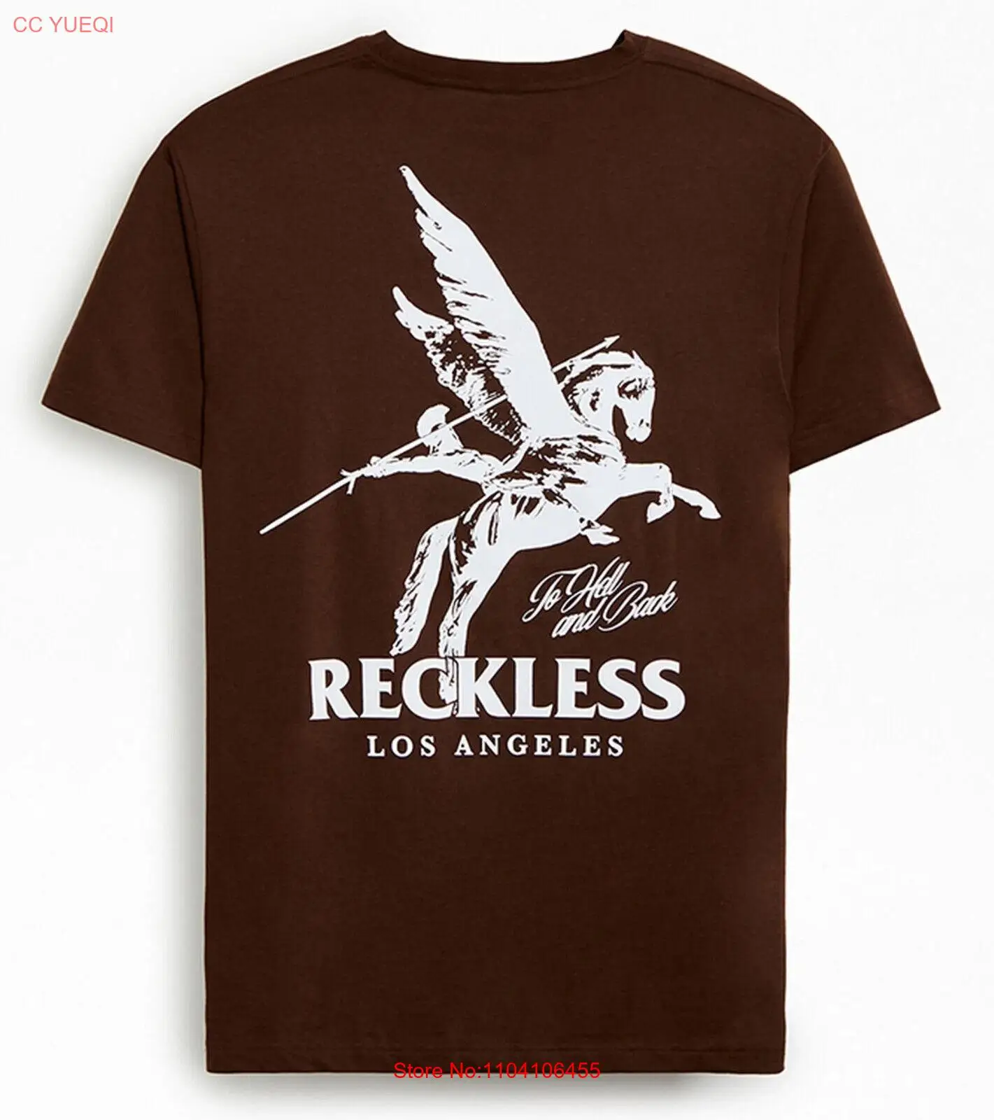 

Young & Reckless Men's T-Shirt To Hell And Back Short Sleeve Crewneck Tee