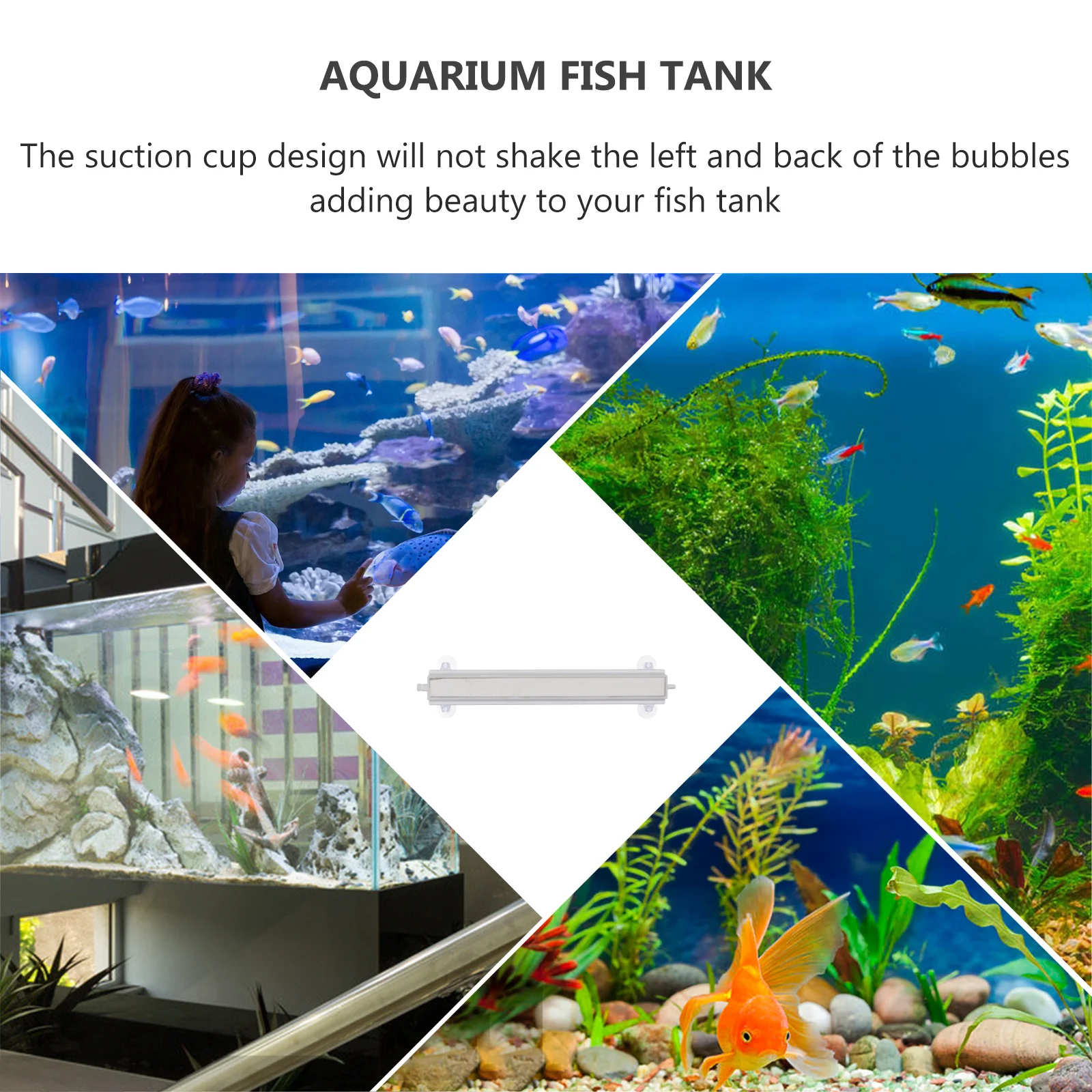 

1pc Bubble Stone For Aquarium Air Diffuser Fish Tank Oxygen Tube Bubble Strip Landscape Pump Strip Fine Craftsmanship Wear