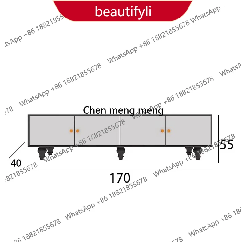 a48 Nordic Unique Quality Space Saving Tv cabinet Exquisite Luxury TV Stands mueble flotante para tv Living Room Furniture