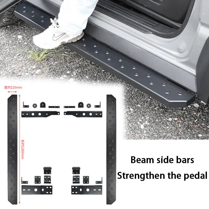 

Боковая подножка, педаль, подножка, внешние аксессуары, рамки для Suzuki Jimny, 3 двери, 5 дверей, JB64 JB74 2019-2025