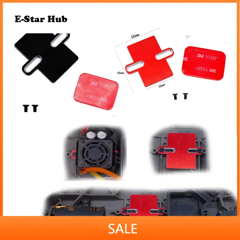 

Metal ESC Mount Plate for 1/10 Traxxas Slash TRX4 Arrma 3S 4S Kraton OutCast Granite Senton Big Rock RC Car Upgrade Parts