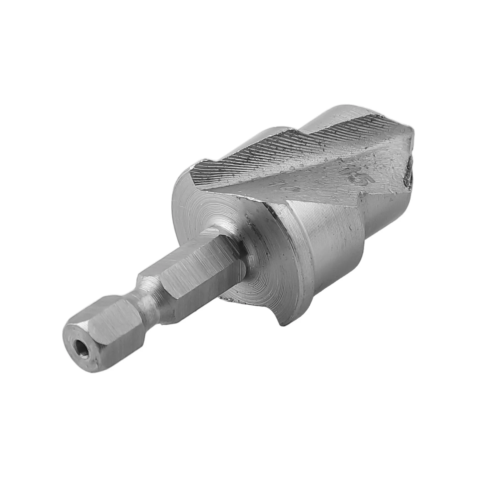 Hexagon Shank Drill Hex Water Pipe Tool Precise Positioning Spiral Groove Chip Removal Use With Electric Drill Easy Disassemble