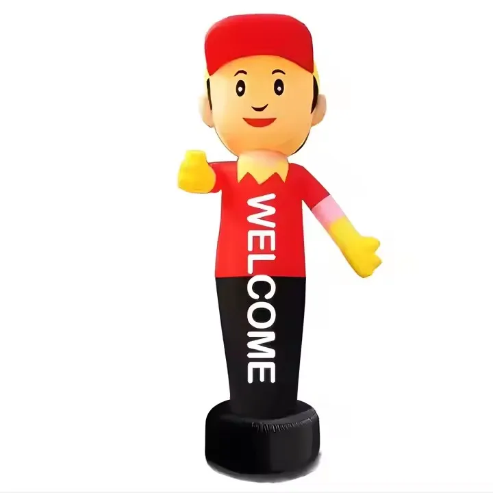 Customized High-Waving Hand Welcome Boy Inflatable Air Puppet Sky Dancer Advertising Inflatables