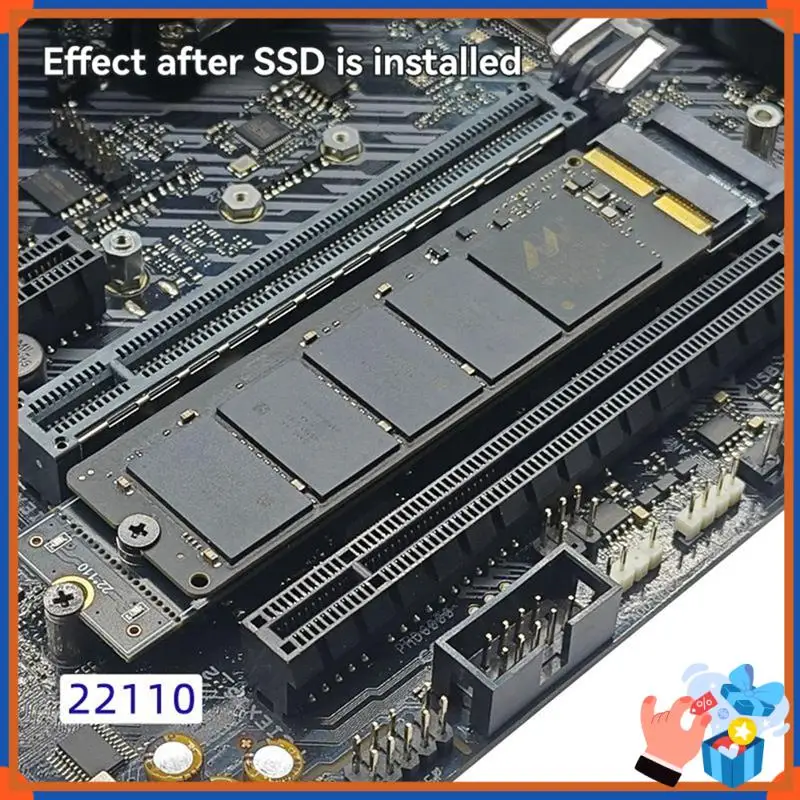 Konwerter Compact do SSD dla 2013 2014 2015 2017 A1465 A1466 12+6Pin SSD na M2 KEY-M NVME Riser Card Adapter