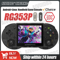 Anbernic RG353P Handheld Game Console Support 5G WiFi 4.2 Bluetooth Dual OS Android 11 Linux System RK3566 Chip 3.5\