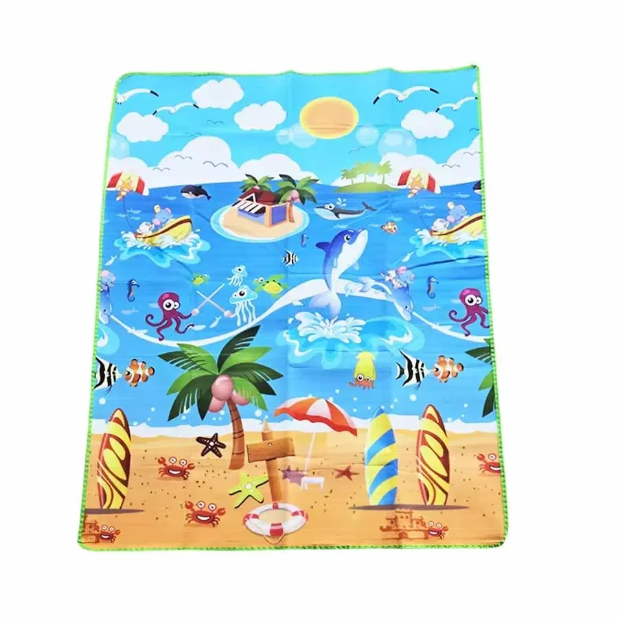 Baby Crawling Play Mat Single Side Cartoon Printing Playmat Eva Foam Soft Floor Baby Photography Accessories 180*120*0.3cm