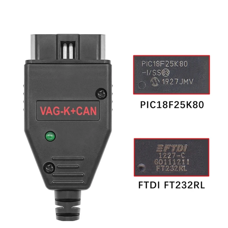 VAG-K+CAN 1.4 OBD2 Diagnostic Scanner Tool COM Cable Dropship