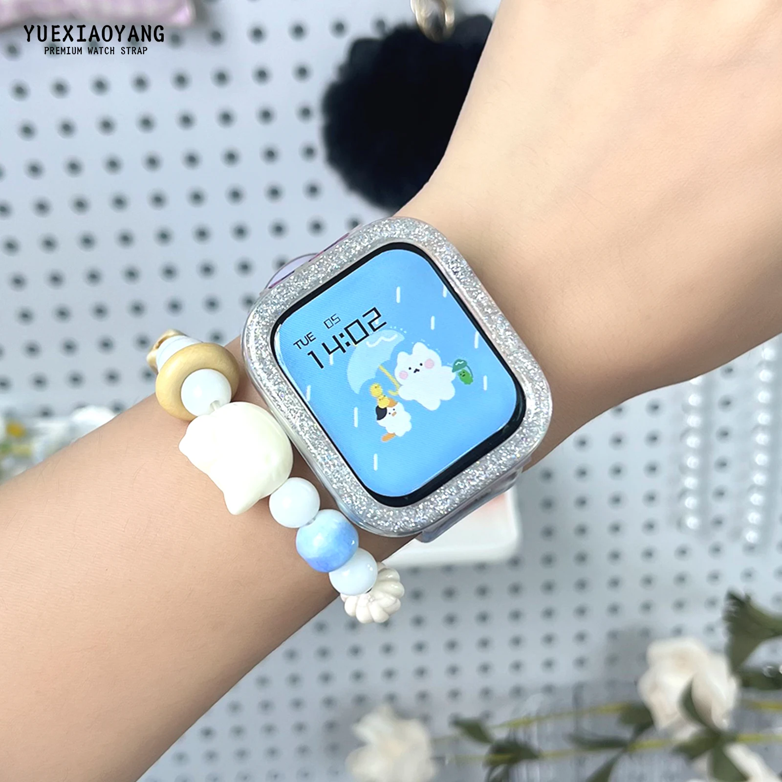 حزام مطبوع لرائد الفضاء لساعة أبل 11 10 9 8 سوار قابل للاستبدال لساعة iWatch 46 مللي متر 42 مللي متر 41 مللي متر 40 مللي متر