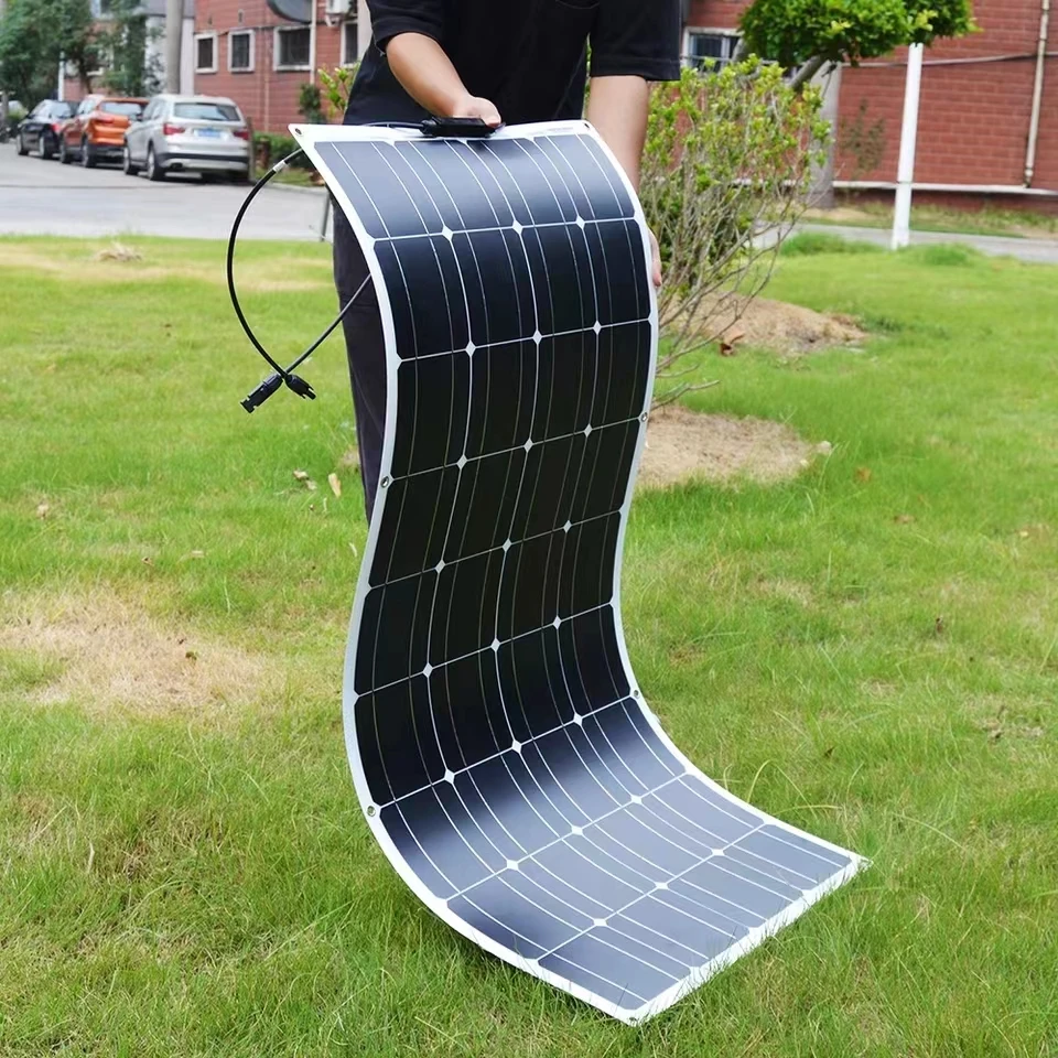 2000W 18V Flexible Solar Panel Charging Panel Photovoltaic Cell System Components High Efficiency Portable Power Bank  RV Yacht