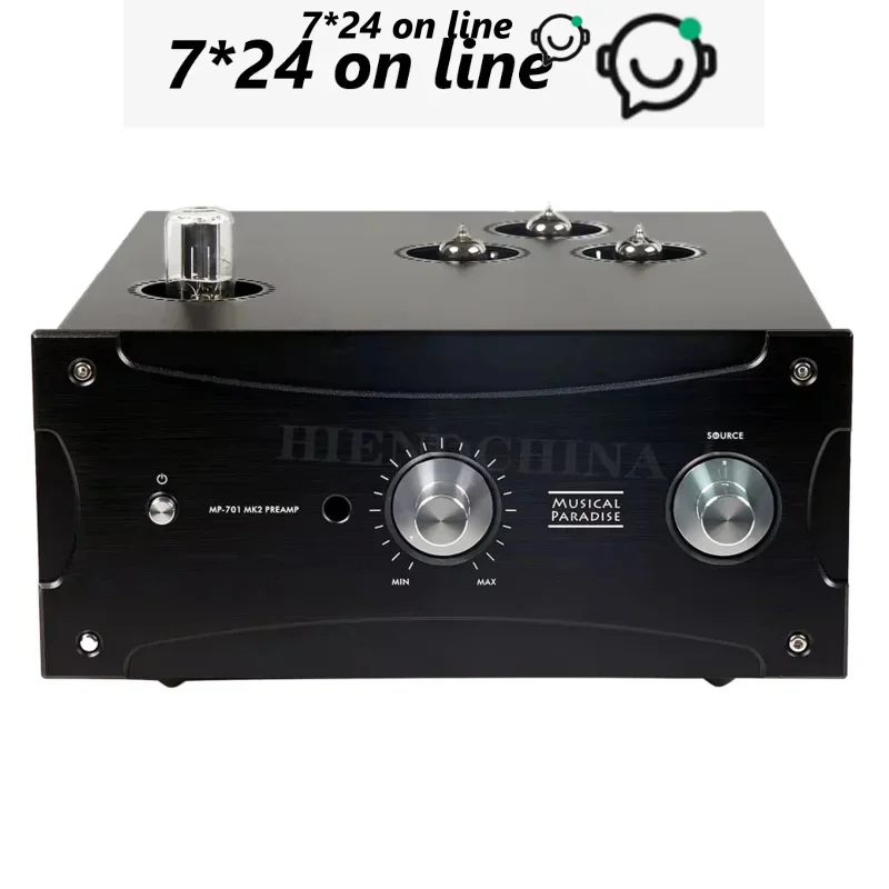 Musical Paradise MP-701-MK3 Pre Amplifier 6Z5P 5R4 6N11 12AU7 Vacuum Tube Pre Amplifier Voltage Selection 110V-120V / 220V-240V