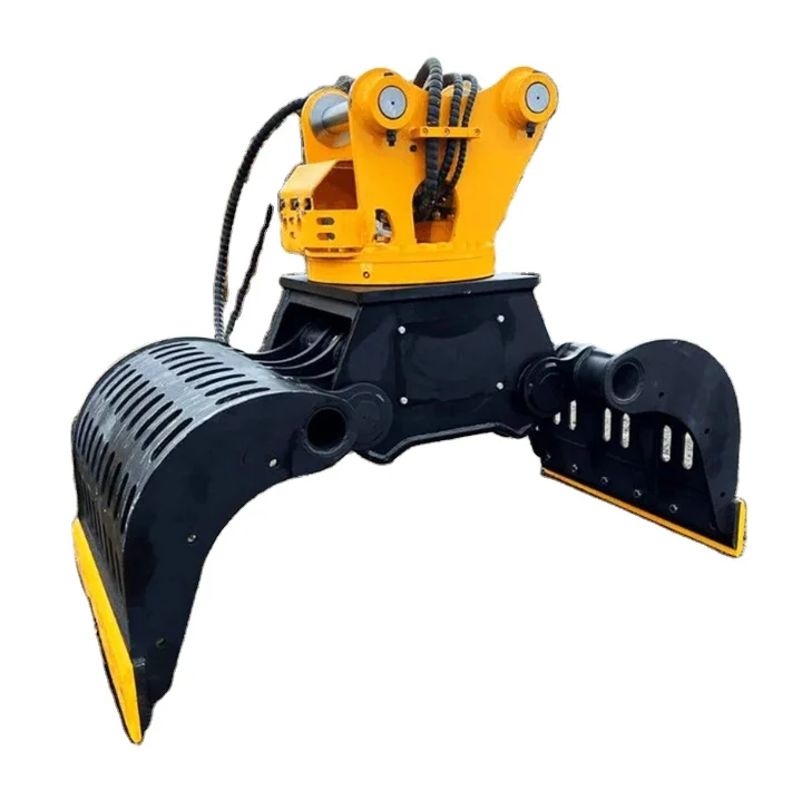 RIBETTER Excavator Grapple Wear Resistance Sorting Stone Scrap Grab
