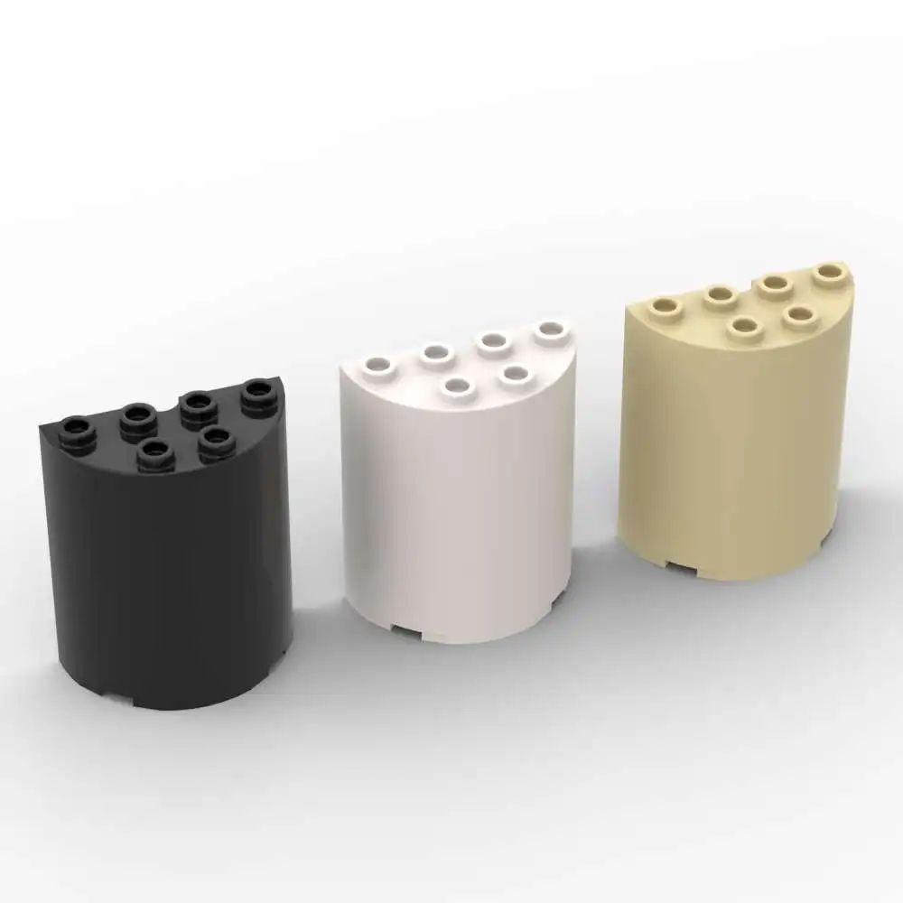 MOC 1個 6259 20430 積み重ね可能な交換用6218ブロックシリンダーハーフ2x4x4ビルディングブロック変換玩具大人男の子ホリデーギフト