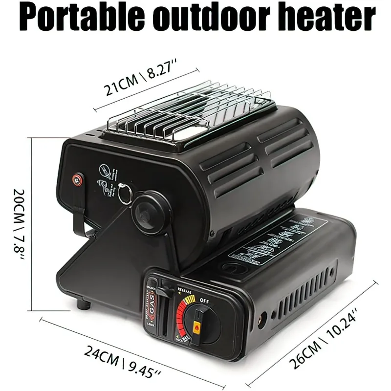 Multifunctional Gas Camping Stove Outdoor Heater Portable Hand Warmer For Survival Hiking Fishing Tent Caravan Emergency Heating