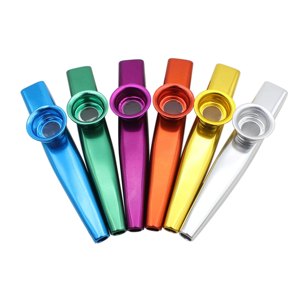 Metal Kazoo Mouth Flute With Storage Bag For Beginner Flute Instrument Music Lovers For Kids Gift Musical Instrument Parts