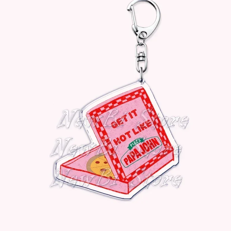 Popular Singer Chappell Roan Pink Pony Club Good Luck Babe Keychains for Accessories Bag Hot To Go Keyrings Jewelry Fans Gifts