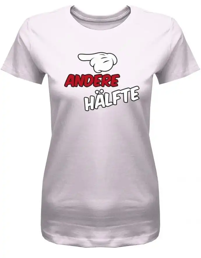 Andere Hälfte Finger Partner Damen T Shirt