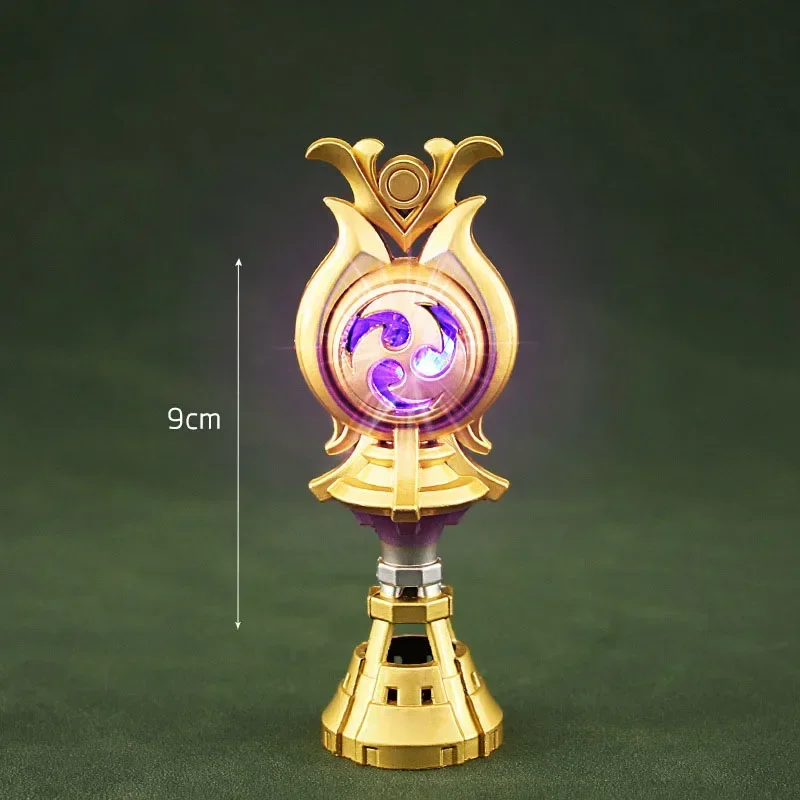 9cm Genshin Impact Game Peripherals Beelzeb Electro Gnosis cute Anime Figurine Anime Colectibles Glitter Weapon Kids Gift Toy