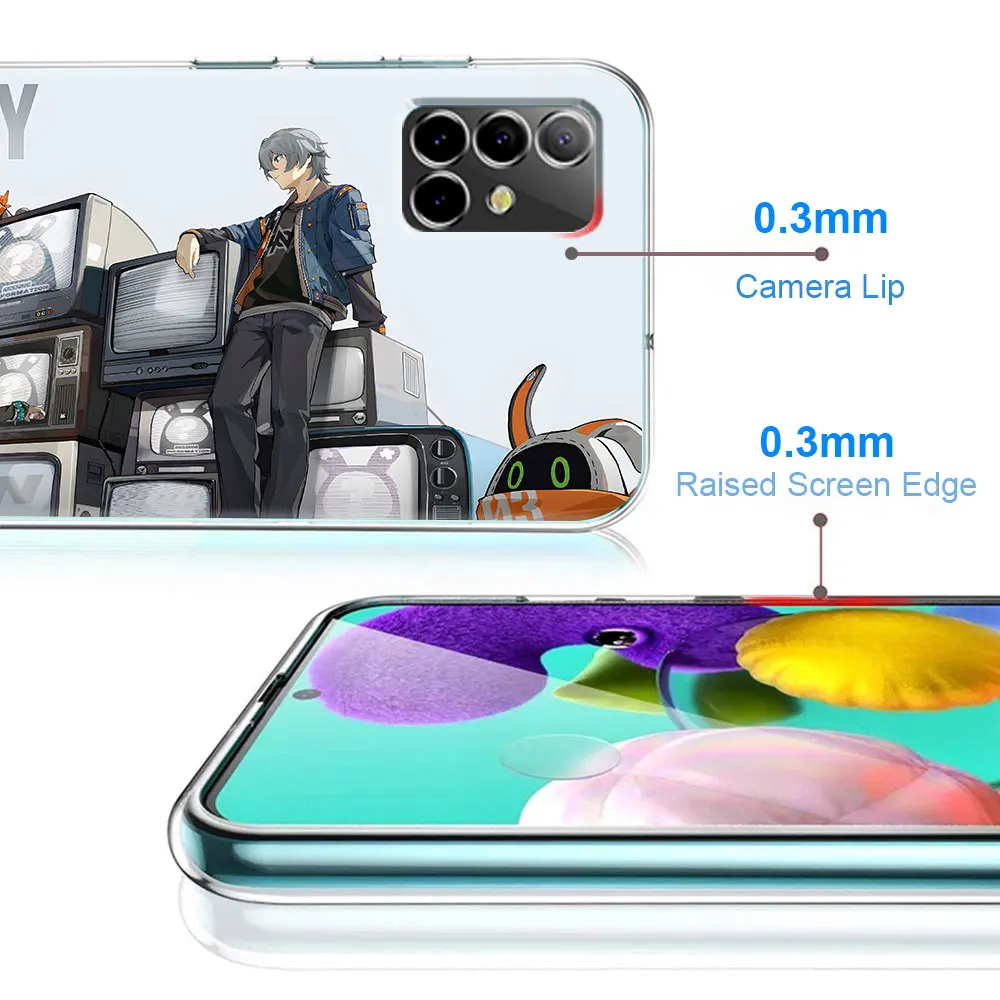 Zenless Zone Zero Game ZZZ funda para Samsung Galaxy A51, A14, A54, A12, A41, A21s, A13, A15, A55, A71, A23, A31, A33, funda transparente de TPU