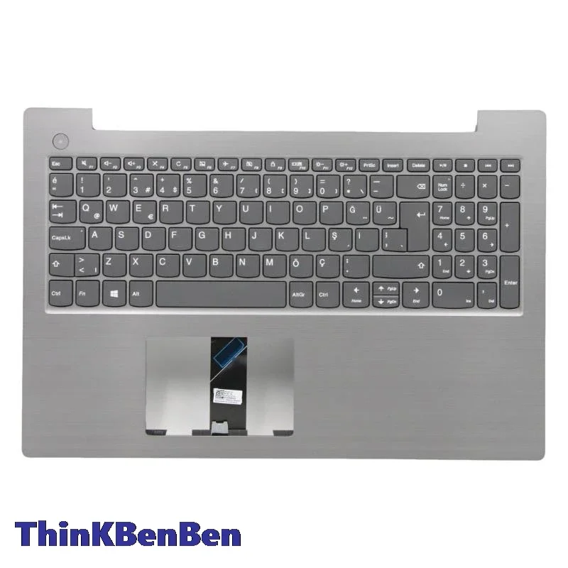 

Корпус верхней части клавиатуры (подставка для рук) TR Turkish Mineral Gray для Lenovo V330 15 15ISK 15IKB 5CB0Q60197