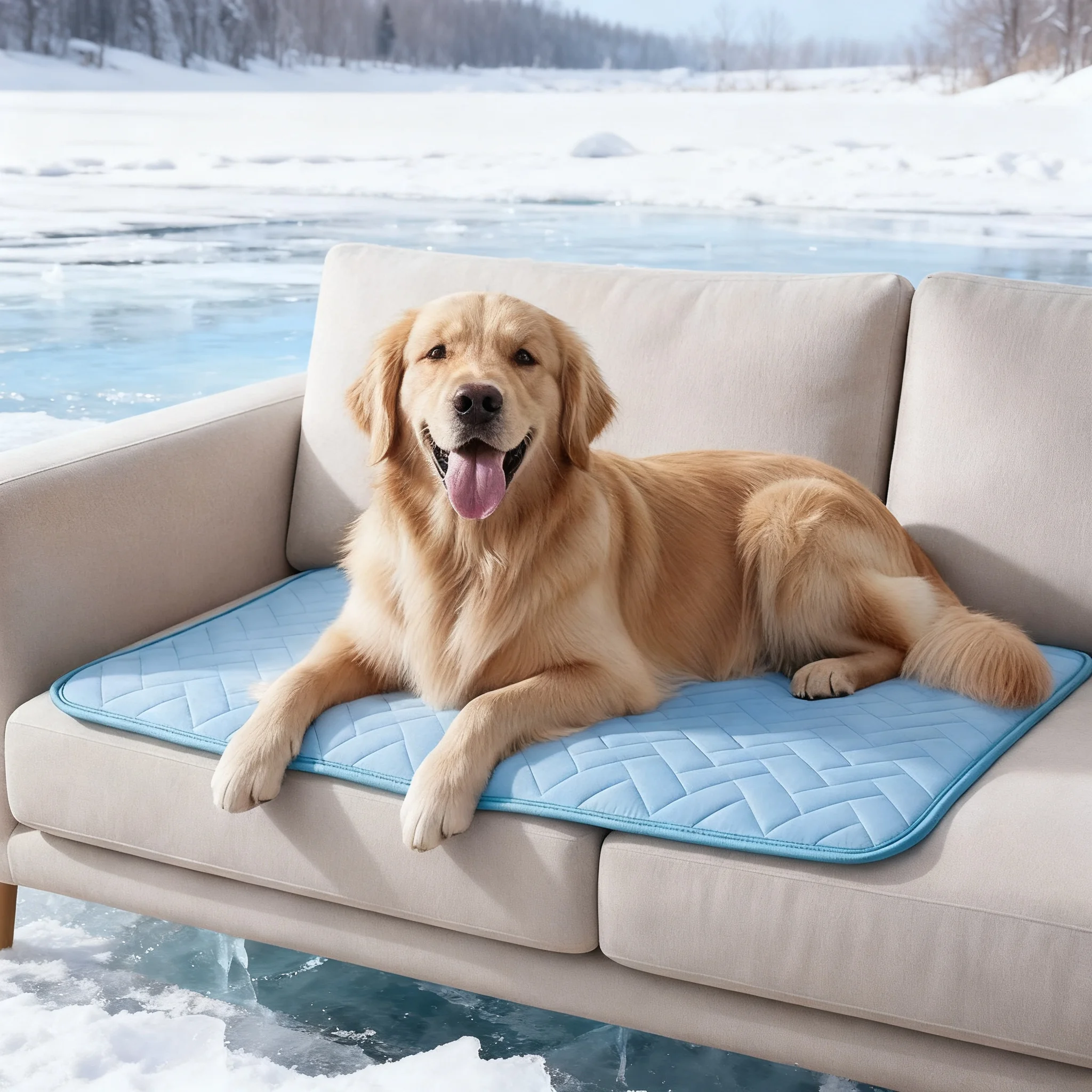 Self-Cooling Dog Mat for Summer 3