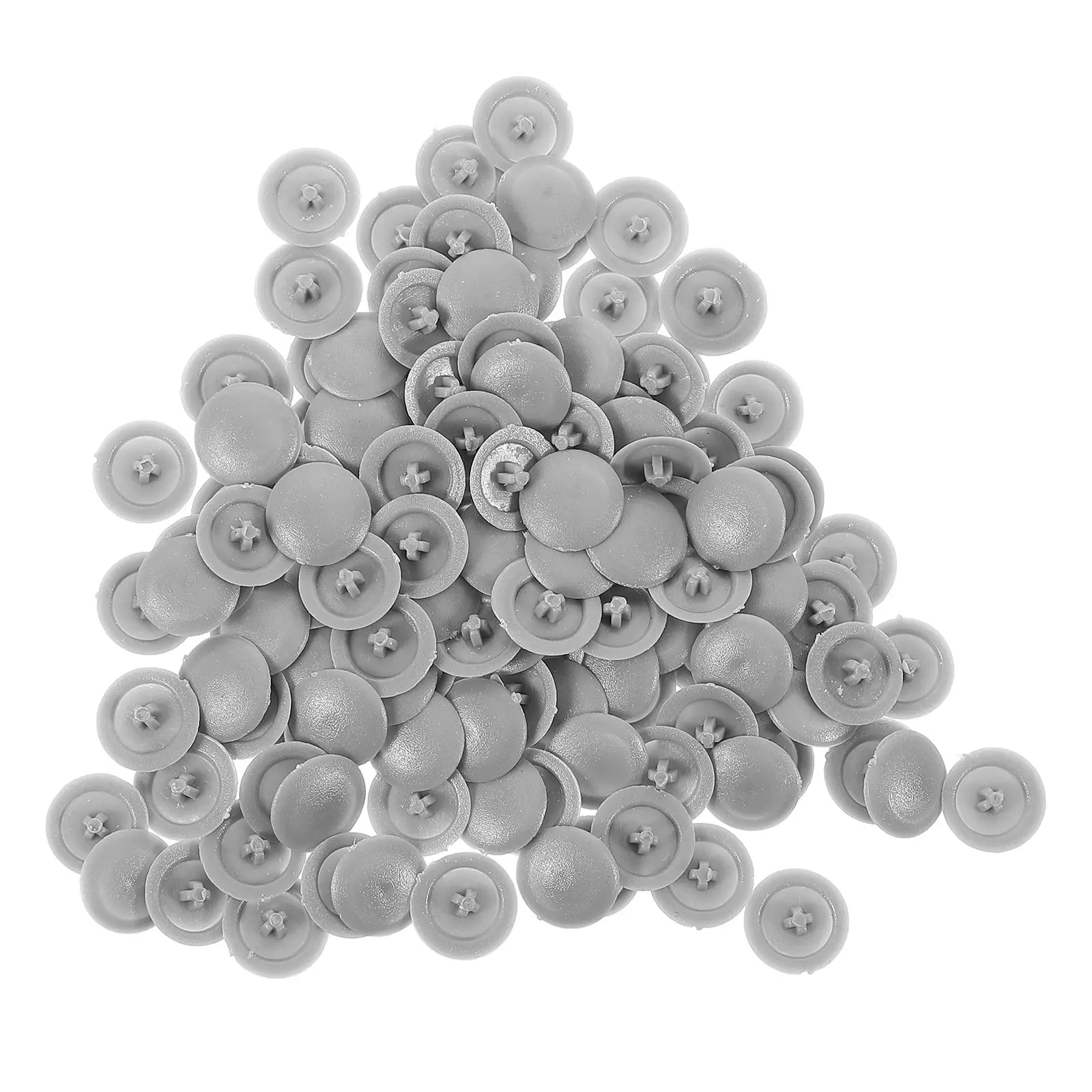 

500 Pcs Screw Cap Decorative Cover Plastic Hole Caps for Screws Bolt Nut Protective Ends Foldable Durable Cross Design