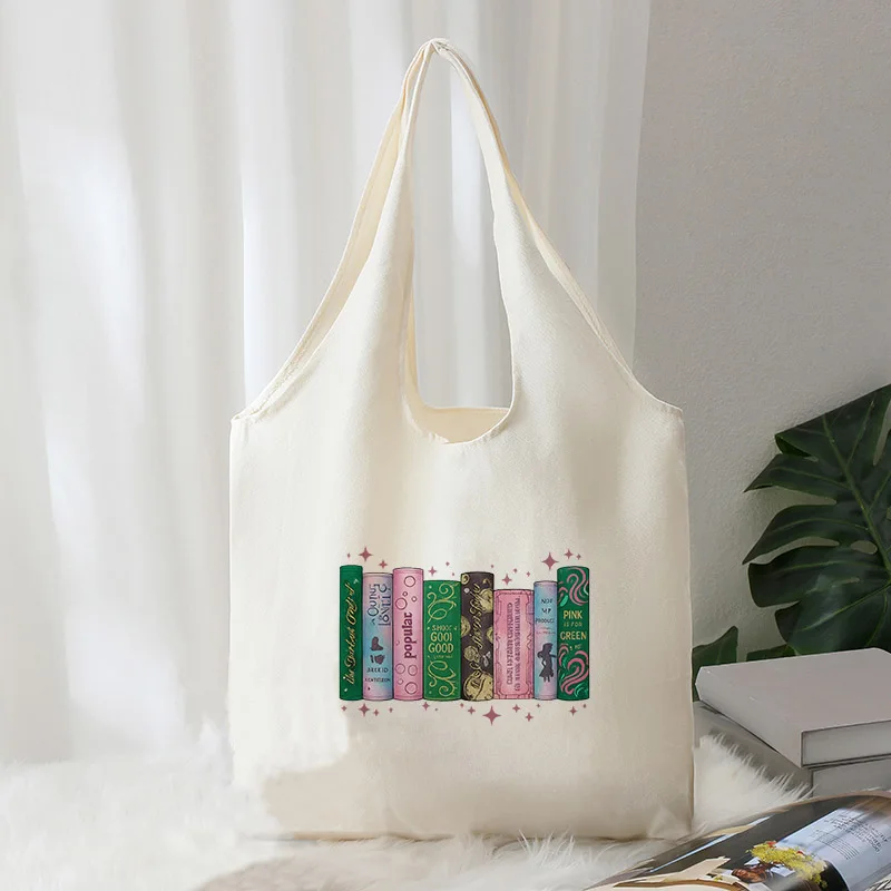 

Персонализированная холщовая сумка-тоут с принтом "Wicked Changed for Good", многоразовая сумка через плечо для путешествий и шопинга