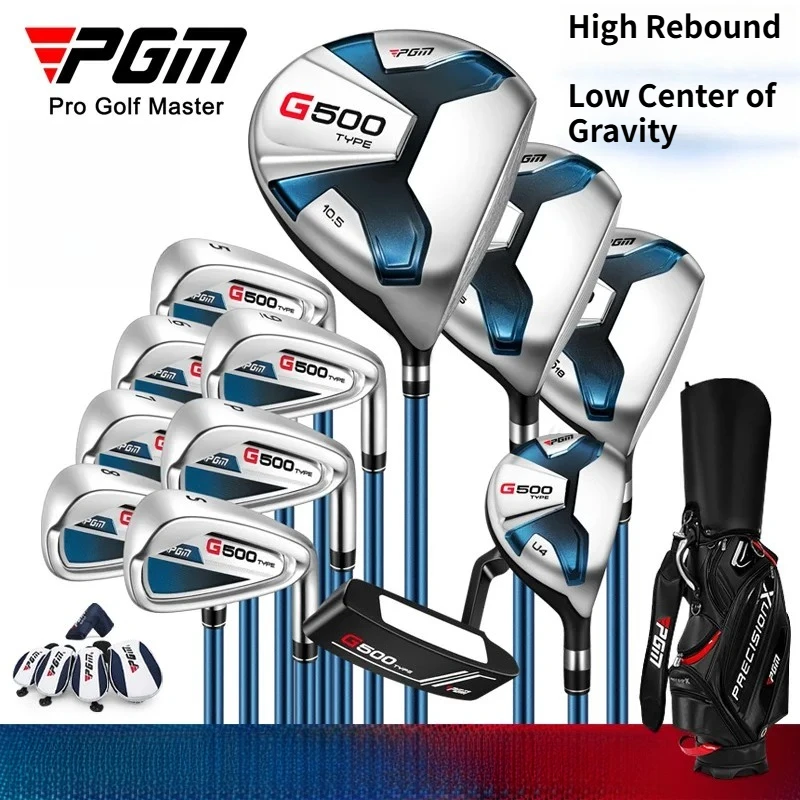 PGM Men Beginner Complete Golf Club Set Titanium #1 Driver Irons Putter 12 Pieces Golf Kit For Amateur Golf EnthusiastsWholesale