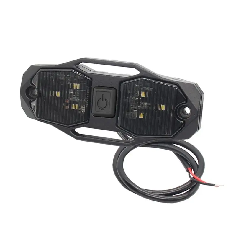 新入荷-ホワイトカラーutv-4wd用、rzr用、can-am対応ledロールケージユーティリティドームライト、ロールバーマウントスイッチ（ポラ用）