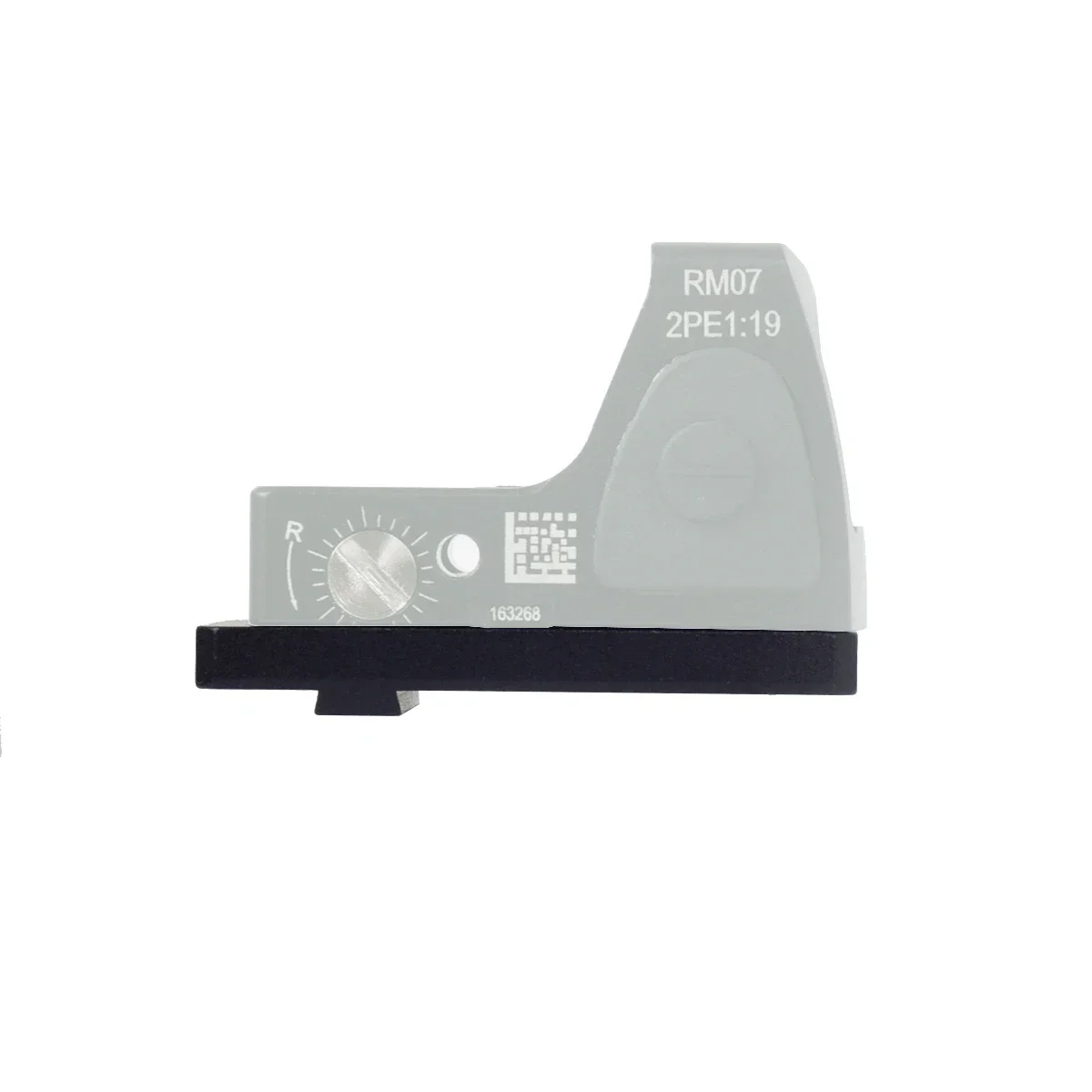 Base de placa de montaje de Mira Trasera Universal Glock para Trijicon RMR SRO Red Dot Sight Glock 17 18 19, accesorios de pistola de montaje de Mira