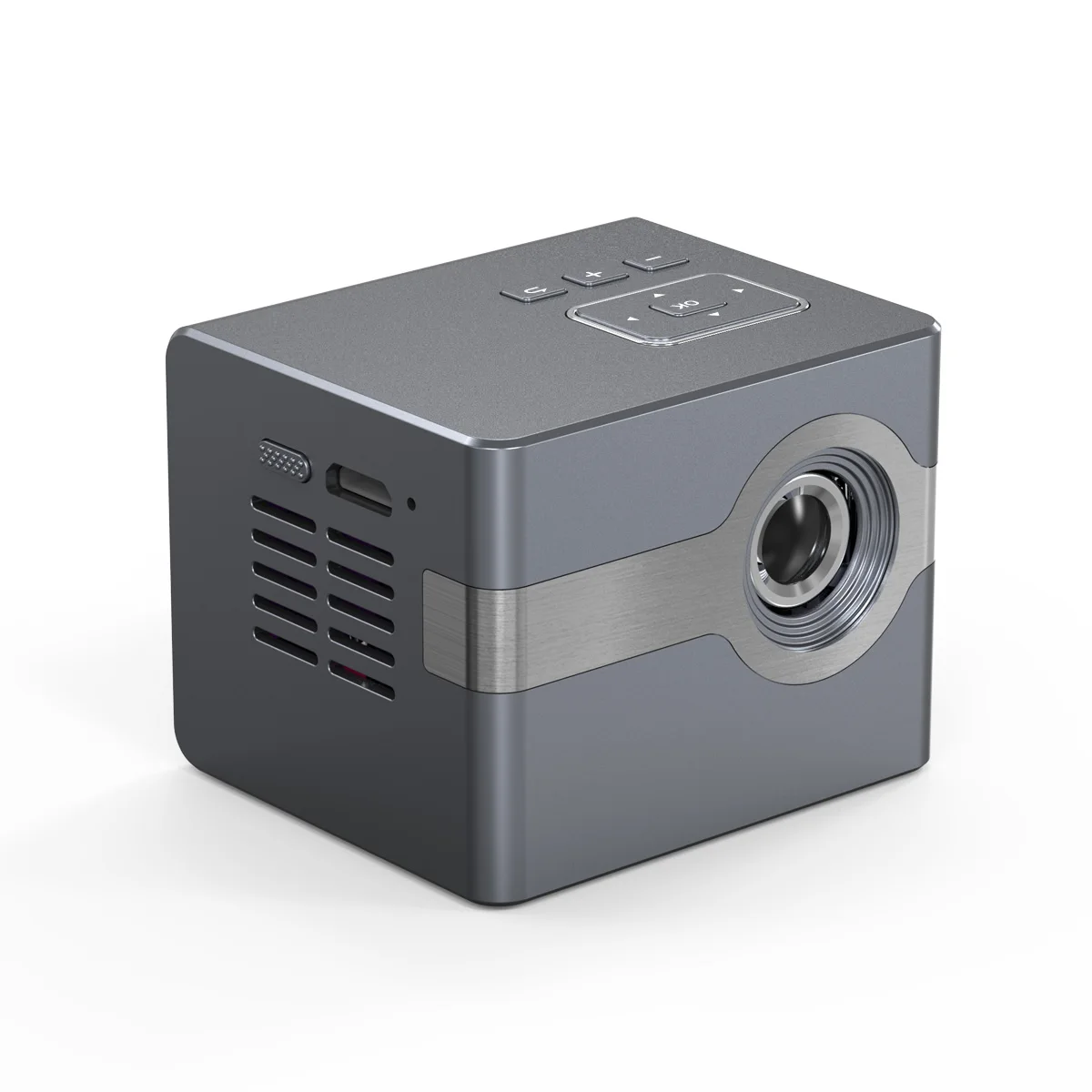 2021 New Arrival C50 Led Mini Projector Home Business Education Built-In Speakers Pico DLP Mini Portable Projectors