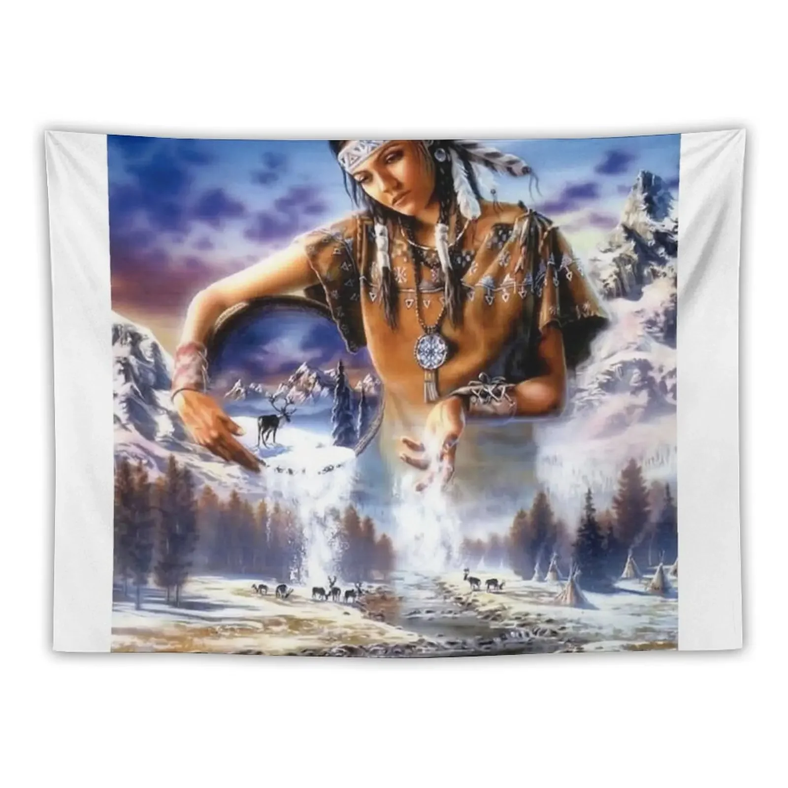 The Great Spirit Tapestry Wall Hanging Decor Bedroom Decoration Cute Room Decor Tapestry