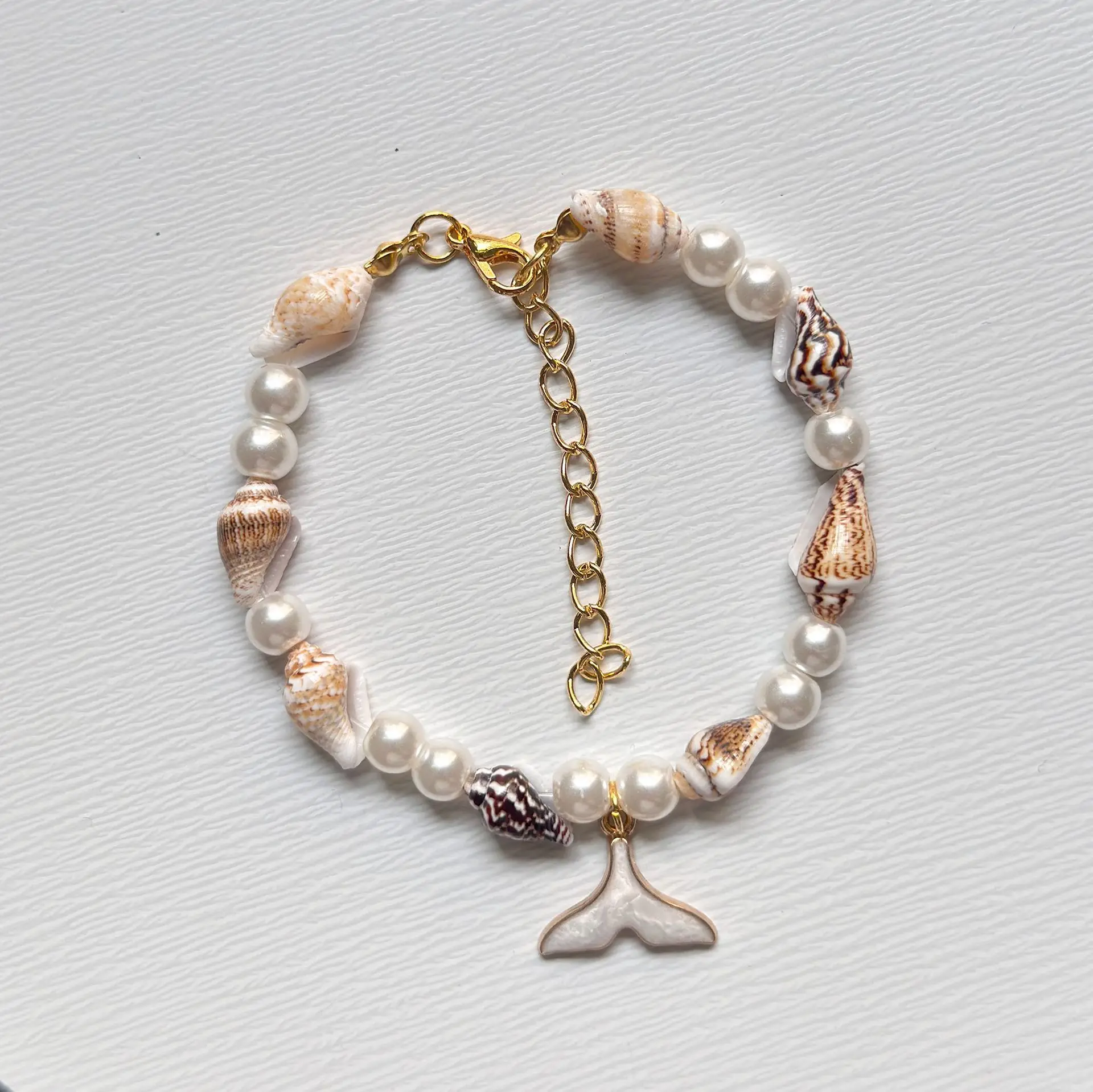 Bohemian Starfish Conch Beads Bracelets For Women Handmade Irregular Stone Beaded Bangles Beach Party Friendship Jewelry Gift