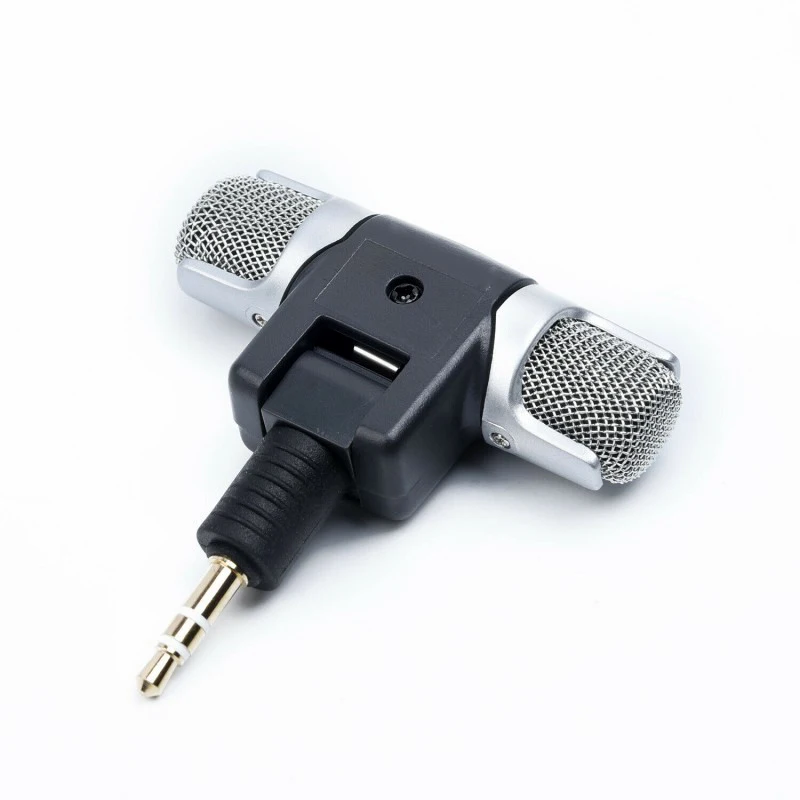 3.5mm Microphone Stereo Mic For Laptop Microphone For computer For phone Mini Mic MIC-DS70P