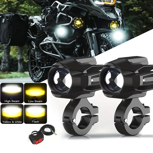Faro LED antiniebla auxiliar para motocicleta, luz antiniebla de 6000K para Moto, conducción de coche, faro delantero para BMW R 1200 GS Adventure LC