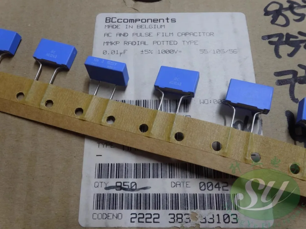 

10 шт. MKP383 0,01 мкФ/1000 В 10nf 103 новый пленочный конденсатор 15 мм