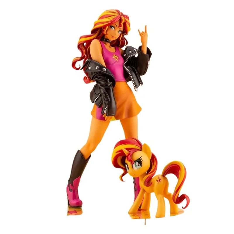 In Stock Genuine Kotobukiya My Little Pony Sunset Shimmer Bishoujo Statue My Little Pony Bishoujo Series Anime Cartoon Model Toy