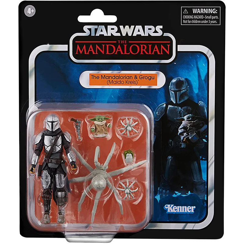 

Hasbro 3.75inch Star War Action Figure Vintage Collection The Mandalorian Grogu Maldo Kreis Movie Model For Gift Free Shipping