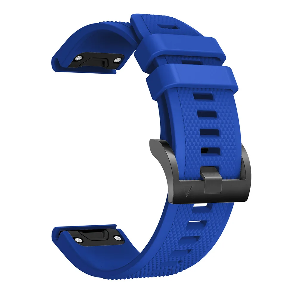 22mm pulseira de relógio de silicone de liberação rápida para garmin fenix 5/6/7/8 47mm pulseira inteligente easyfit pulseira à prova dwaterproof água