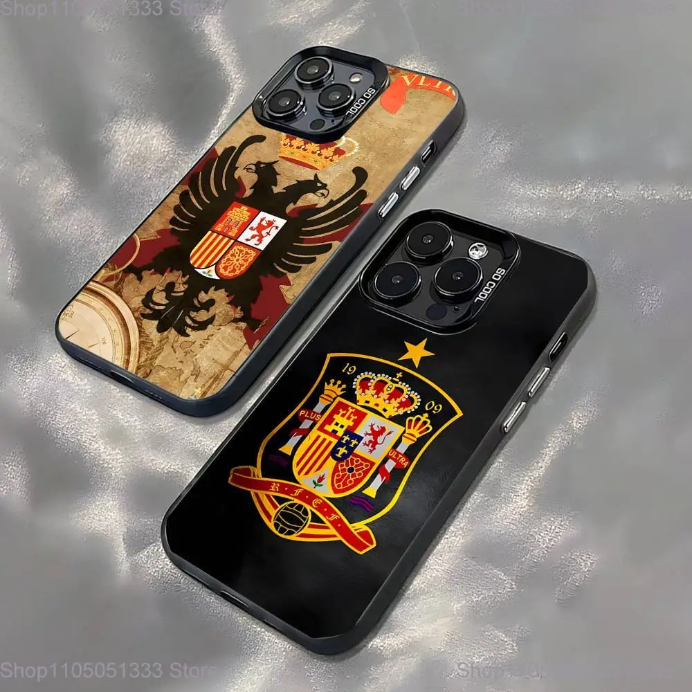 

Spanish Civil Guard emblem Phone Case For iPhone 16,15,14,13,12,11,Pro,XS,Max,Plus,Mini,SE Black Candy Matte Shockproof Cover