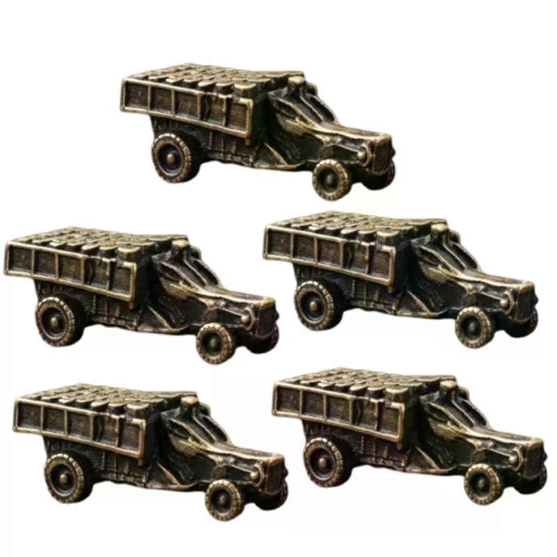 1/2/3/4/5Pcs Iron Miniature Truck Retro Vintage Design Durable Build For Home Decor Collection And Gift