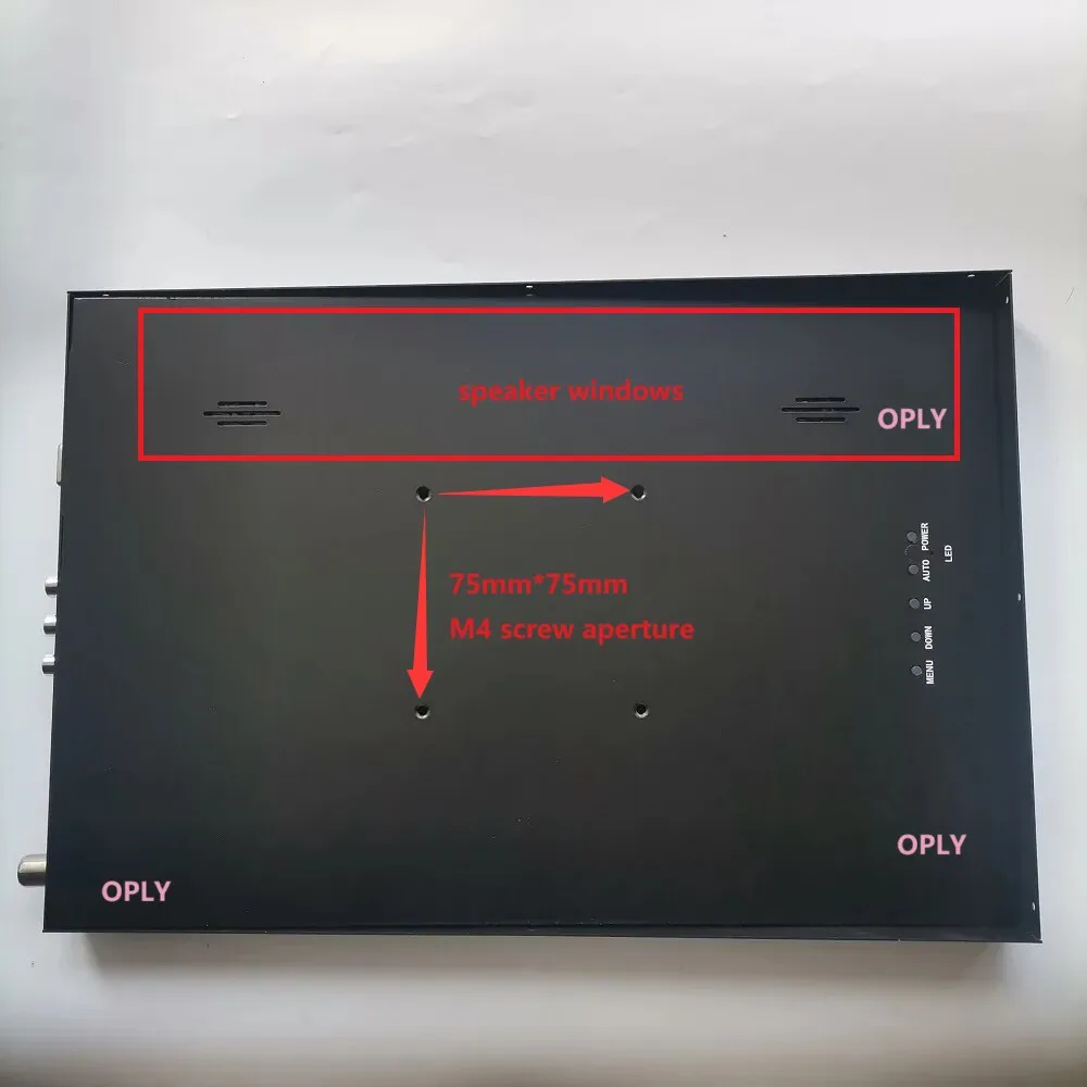 ชุดสําหรับB173HW02 V0 B173HW02 V1 17.3 "1920*1080 LCD TV Controller Board AV VGA + อลูมิเนียมโลหะแผงปกหลังกล่อง