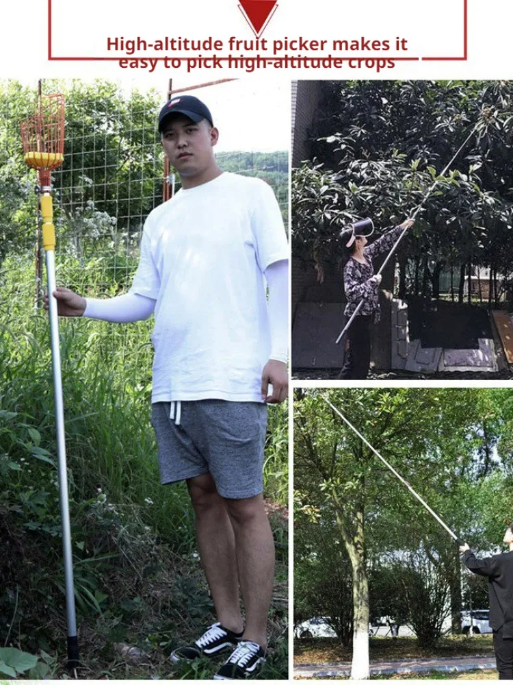 Obstpf lücker Kopf Antenne Teleskop Obstpflück werkzeug Obstpf lücker Obst knoten Garten werkzeug