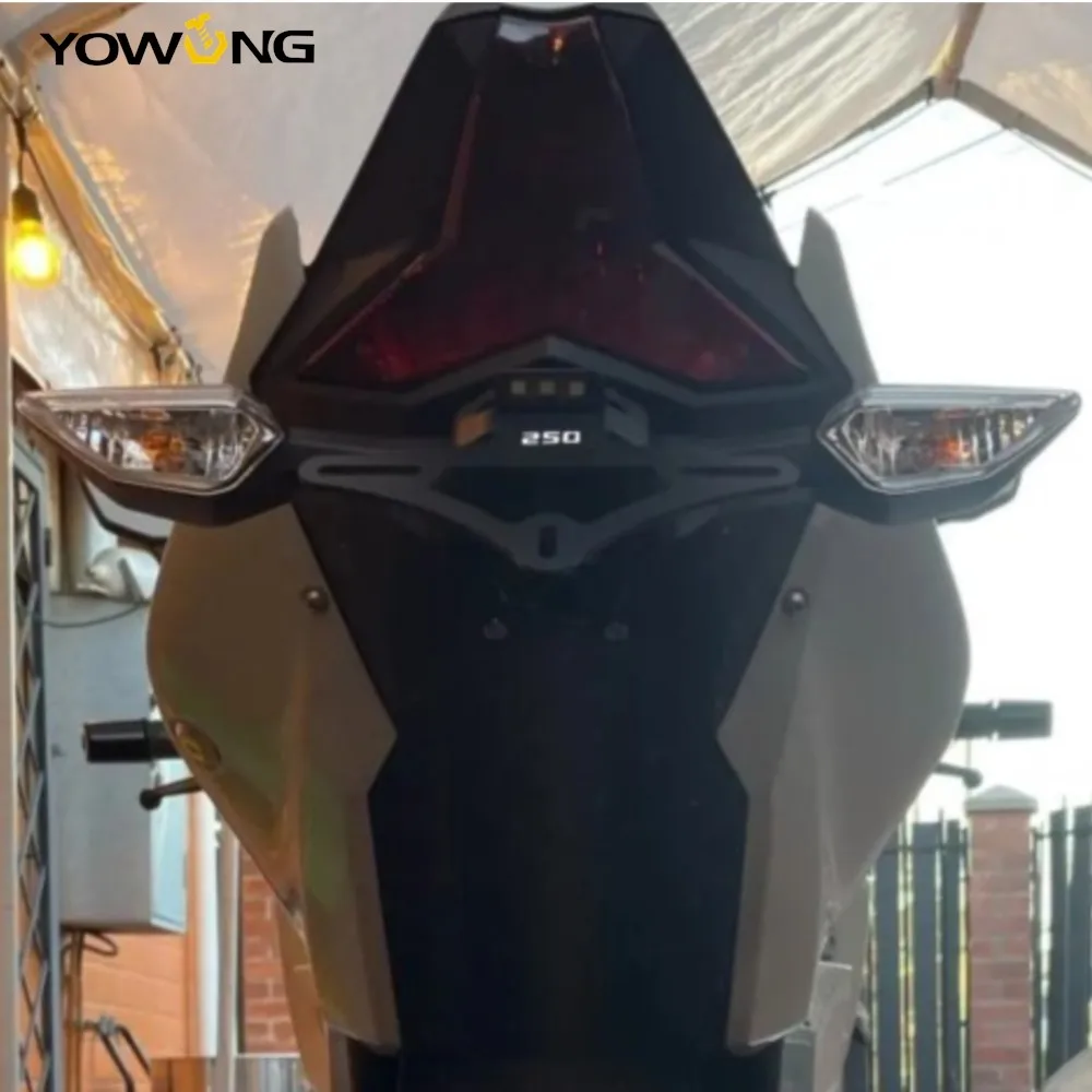 For KAWASAKI Z250 Z400 Z500 Ninja250 Ninja 500 400 250 License Plate Bracket Holder Rear Tail Tidy Fender Kit Z 500 2024 2025 - Image 3
