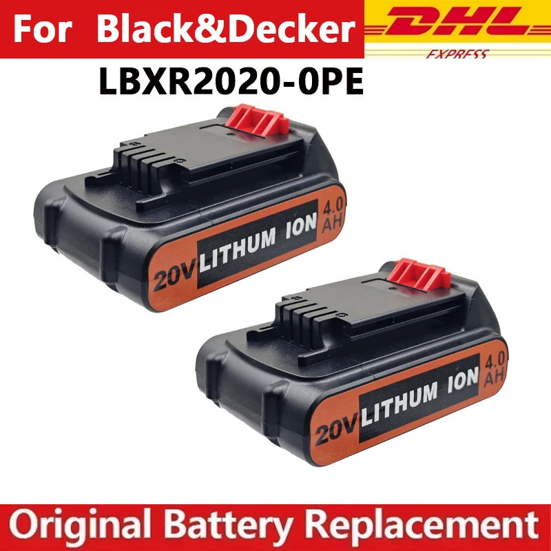 

Для Black Decker LBXR20 20 В аккумулятор 3500 мАч Сменный литиевый аккумулятор LB2X4020-OPE LB20 LBX20 LST220 литий-ионный аккумулятор для электроинструмента