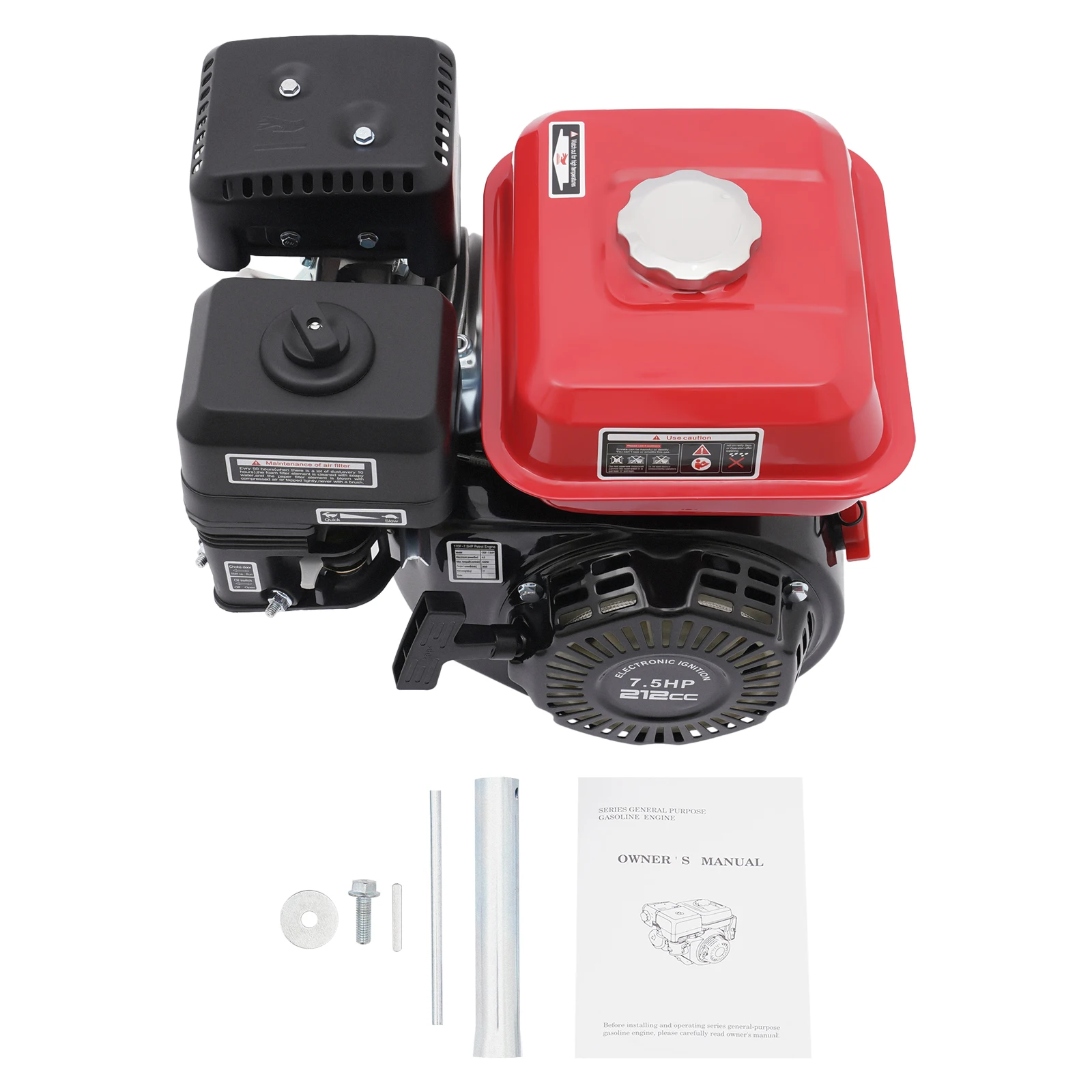 GX200 4000 W 7,5 PS 4-Takt-Benzinmotor, Standmotor, UL-Start, Mehrzweck-Luftkühlsystem, Benzinmotor – Detail 6