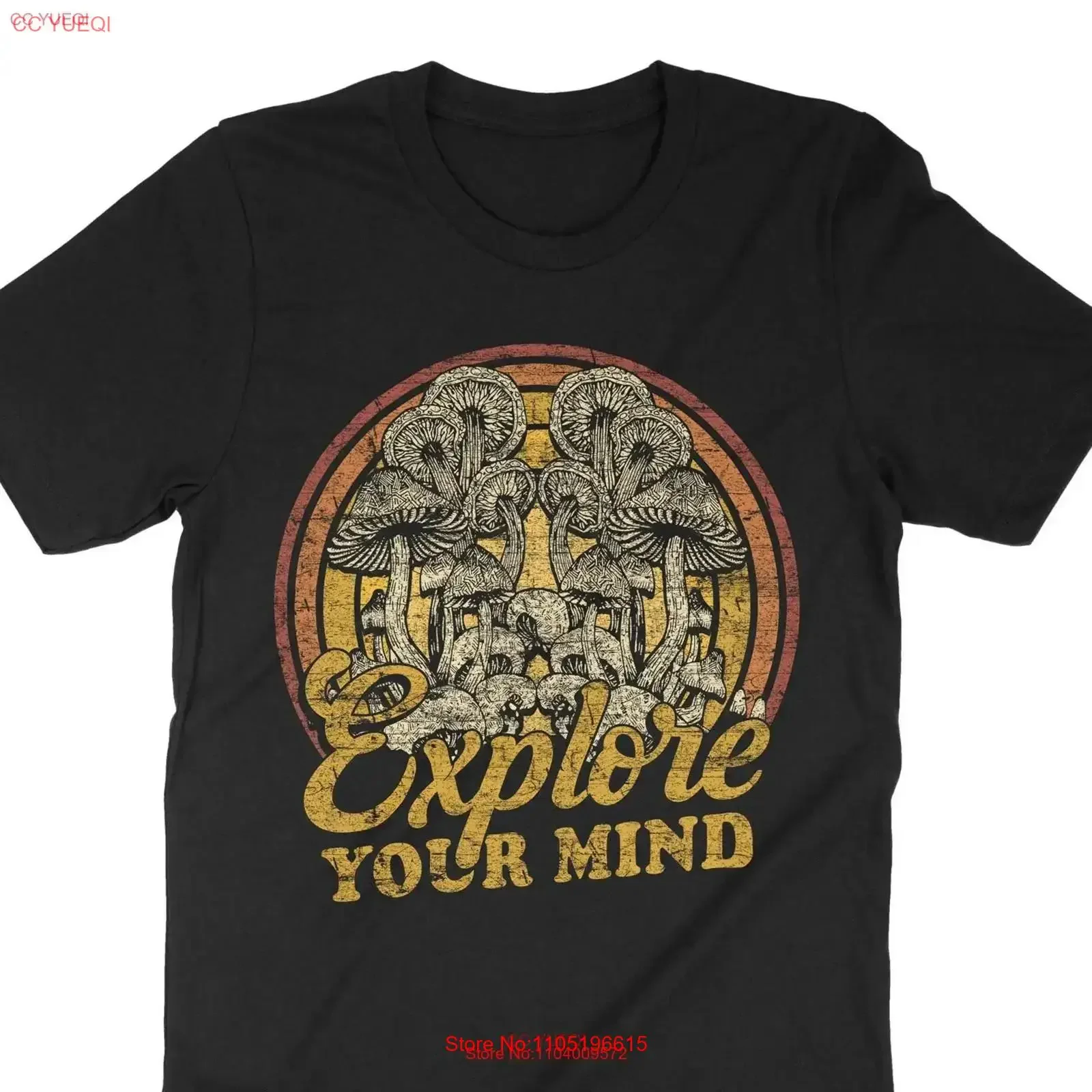 Explore Your Mind Fungi T Shirt Magic Mushrooms Psilocybin Cottagecore Fantastic Fungus vintage Washed streetwear Stylish Soft