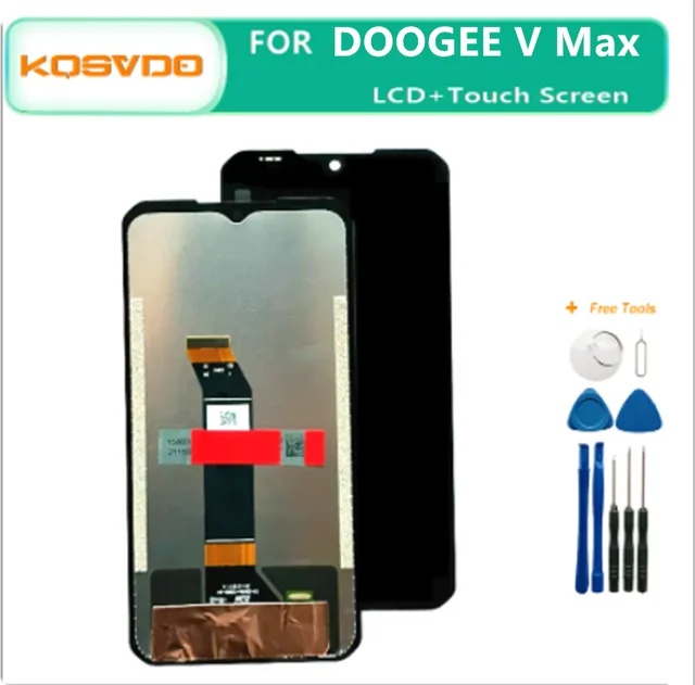 6,58 "dla DOOGEE V Max wyświetlacz LCD + wymiana szkła ekranu dotykowego dla DOOGEE VMax V Max Pro V Max Plus LCD