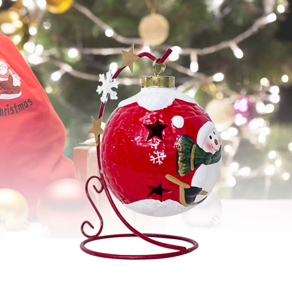 1Pcs LED Christmas Ball Light Up Decorative Ornament Festive Home Holiday Decor