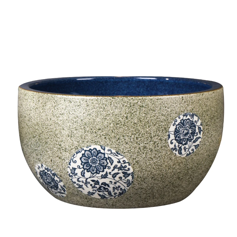 

Настольная раковина в стиле ретро, большая керамическая художественная раковина, бытовая одинарная раковина