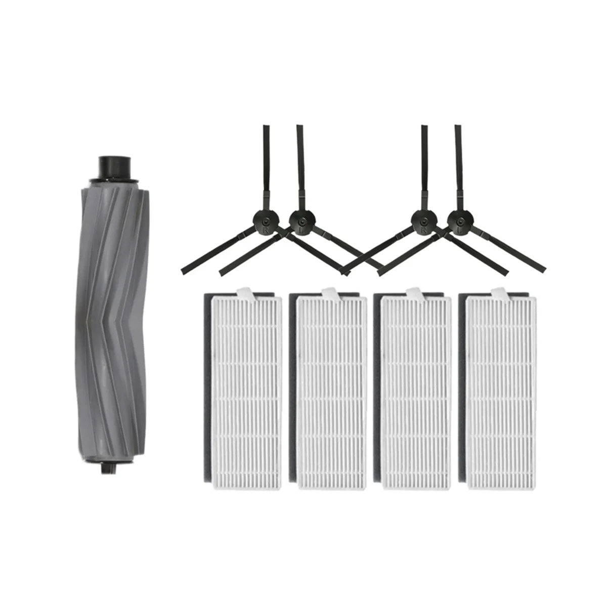 Аксессуары для подметальных машин, основная щетка, HEPA-фильтр, боковые щетки для A6 A8 620 X623, запасные части для робота-пылесоса, аксессуары